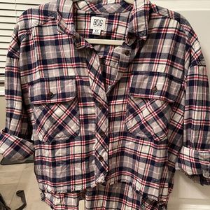 BDG cropped Flannel
